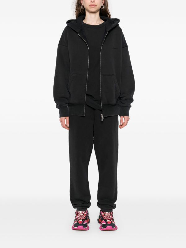 Purple Brand Cotton Zip-up Hoodie | Browns Hoodies