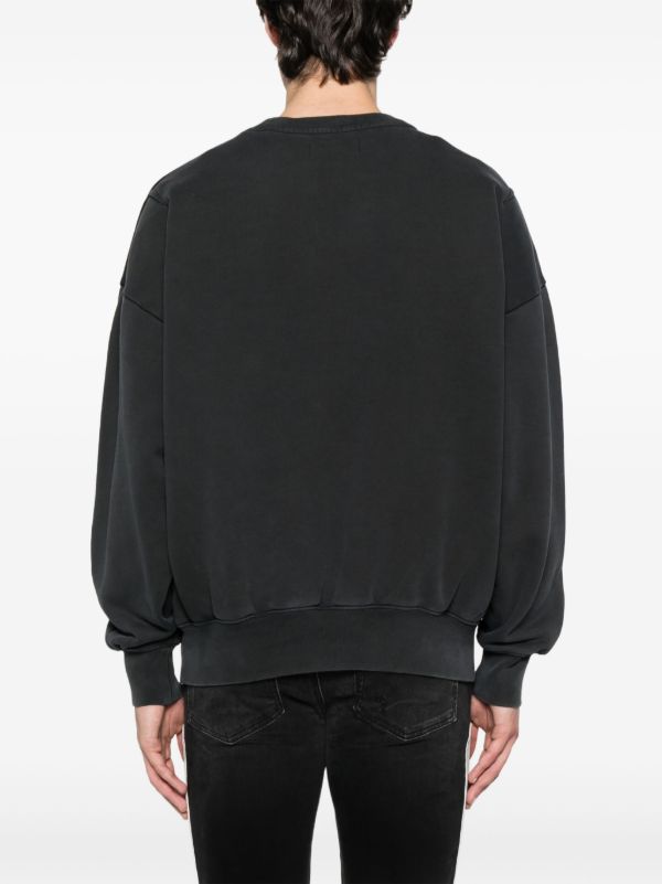 Purple Brand Crew-neck Fleece Sweatshirt | Browns Sweaters