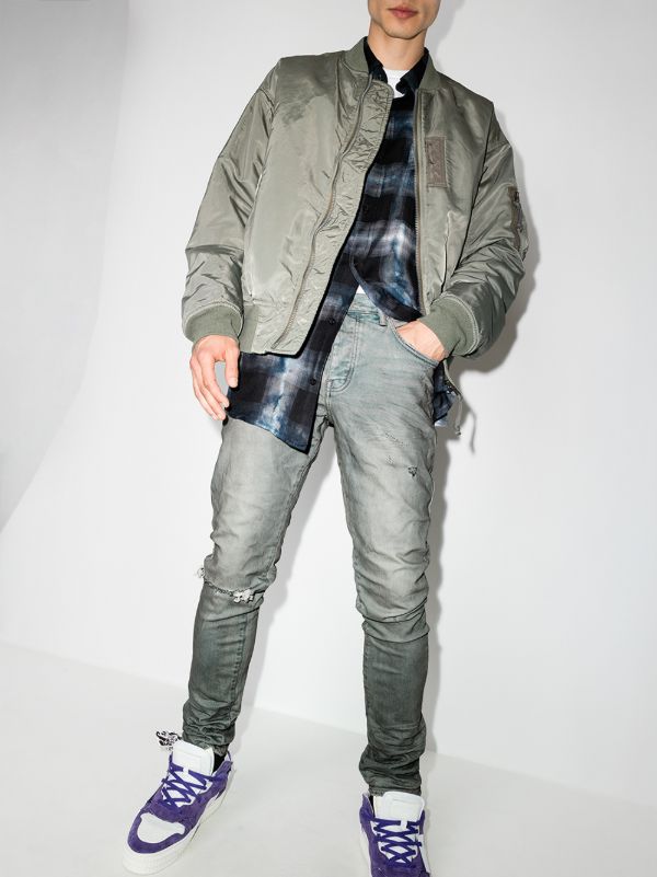 Purple Brand Distressed Slim Leg Jeans | Browns Slim-Fit Jeans