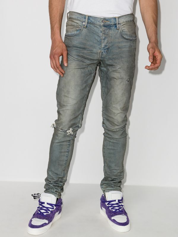 Purple Brand Distressed Slim Leg Jeans | Browns Slim-Fit Jeans