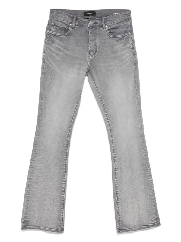 Purple Brand Flare Stormy Sky jeans | Browns Slim-Fit Jeans