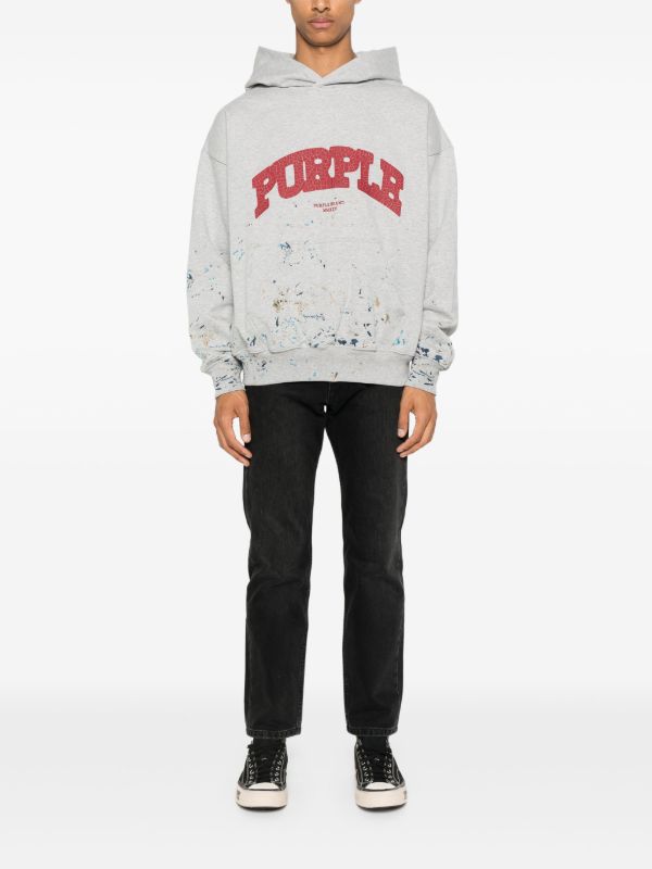 Purple Brand Logo-print Hoodie | Browns Hoodies