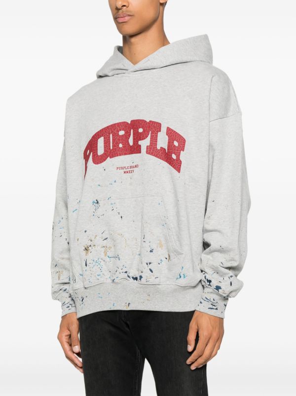 Purple Brand Logo-print Hoodie | Browns Hoodies