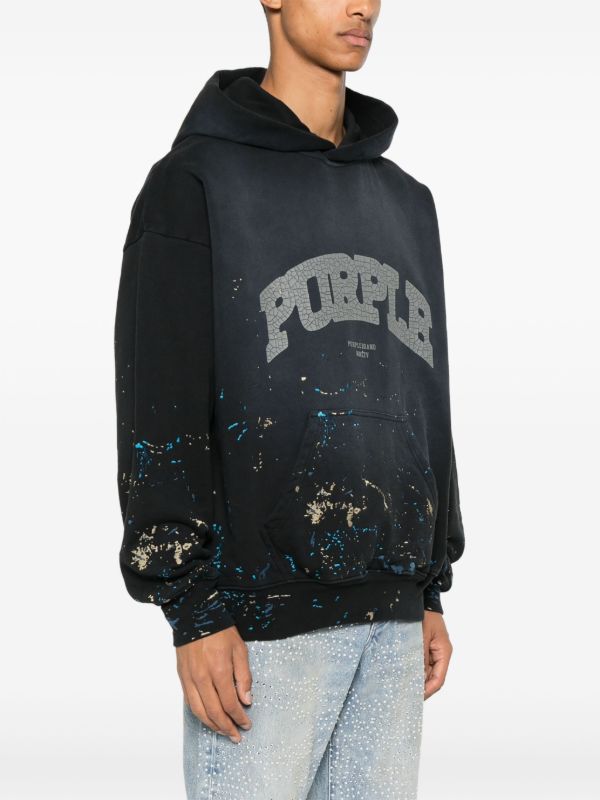 Purple Brand Logo-print Hoodie | Browns Hoodies