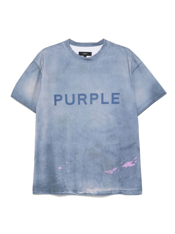 Purple Brand logo-print T-shirt | Browns T-Shirts