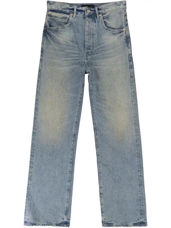 Purple Brand P018 Worn Clean Relaxed-Fit Jeans