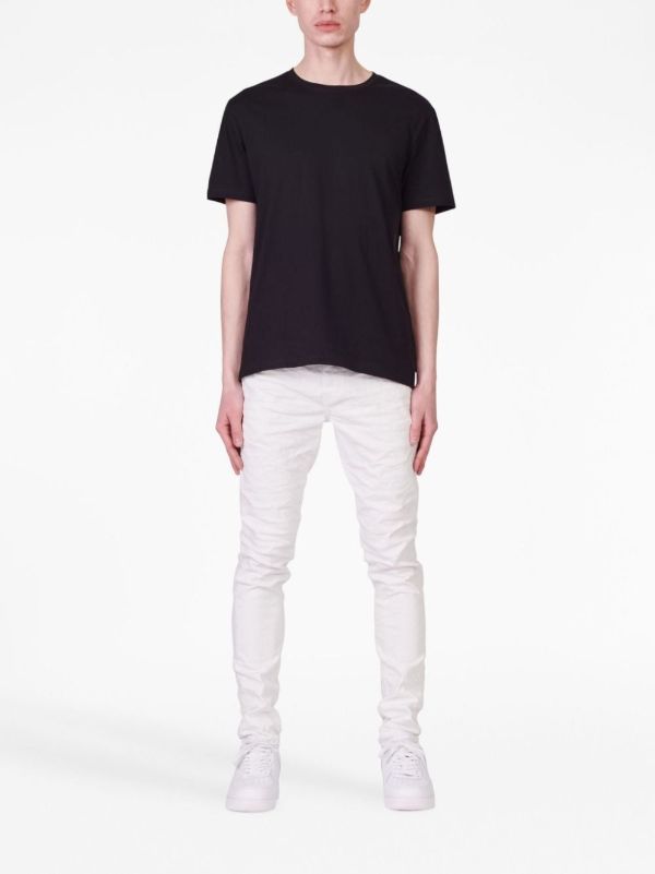 Purple Brand White P001 Crinkled Slim Jeans | Browns Slim-Fit Jeans