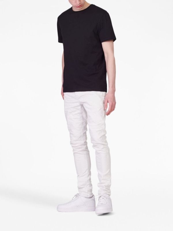 Purple Brand White P001 Crinkled Slim Jeans | Browns Slim-Fit Jeans