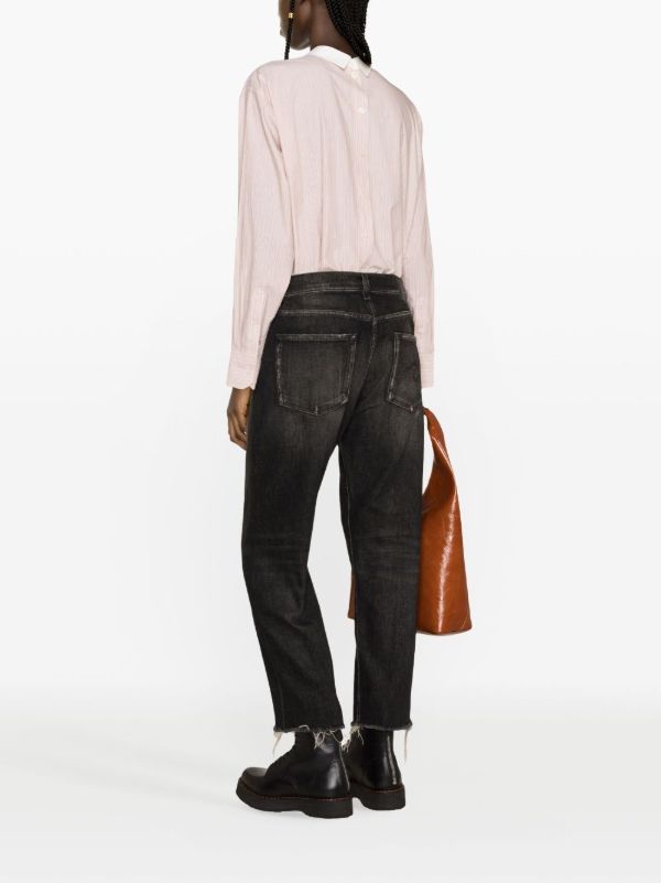 R13 Black Tobi Joy Straight Jeans | Browns Straight-Leg Jeans