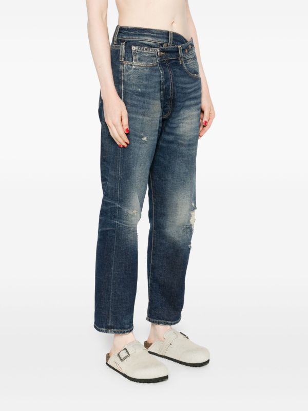 R13 Blue Crossover Jeans | Browns Straight-Leg Jeans