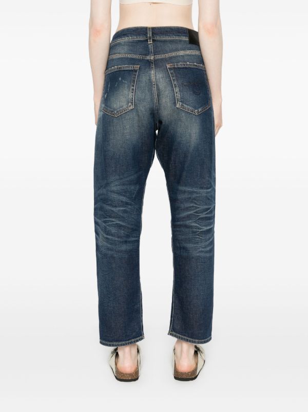 R13 Blue Crossover Jeans | Browns Straight-Leg Jeans
