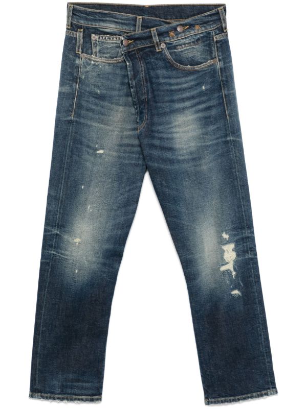 R13 Blue Crossover Jeans | Browns Straight-Leg Jeans