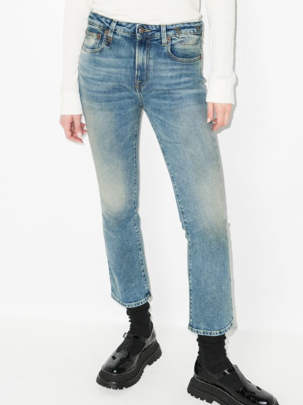 R13 Kick Fit Mid-Rise Jeans | Browns Flares & Bell Bottom Jeans