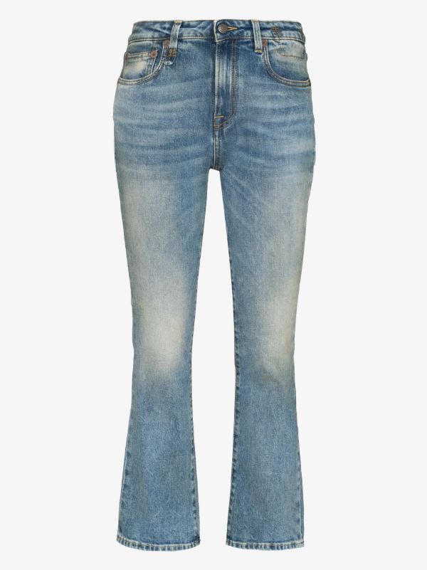 R13 Kick Fit Mid-Rise Jeans | Browns Flares & Bell Bottom Jeans