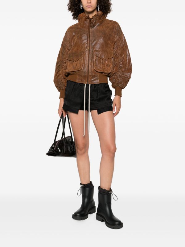 R13 Leather Bomber Jacket | Browns Leather Jackets