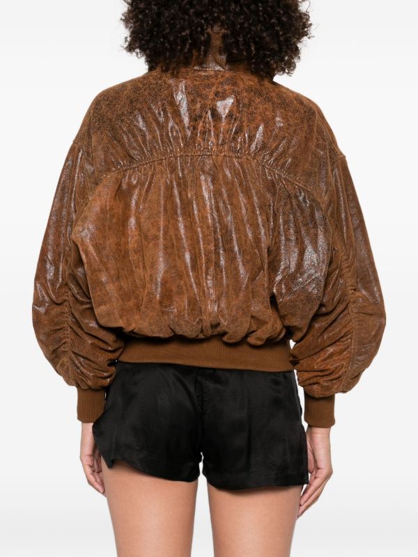 R13 Leather Bomber Jacket | Browns Leather Jackets