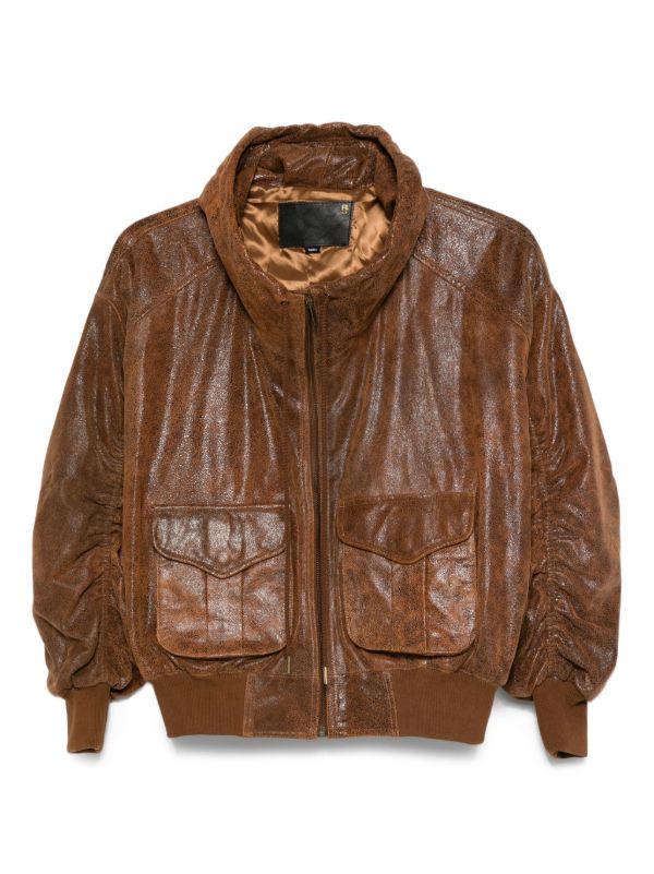 R13 leather bomber jacket | Browns Leather Jackets