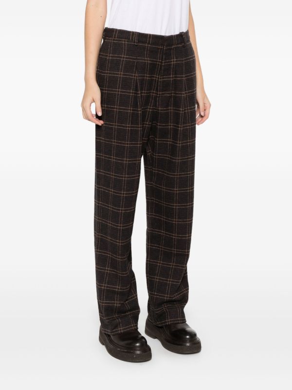 R13 Plaid Cotton Trousers | Browns Straight-Leg Pants