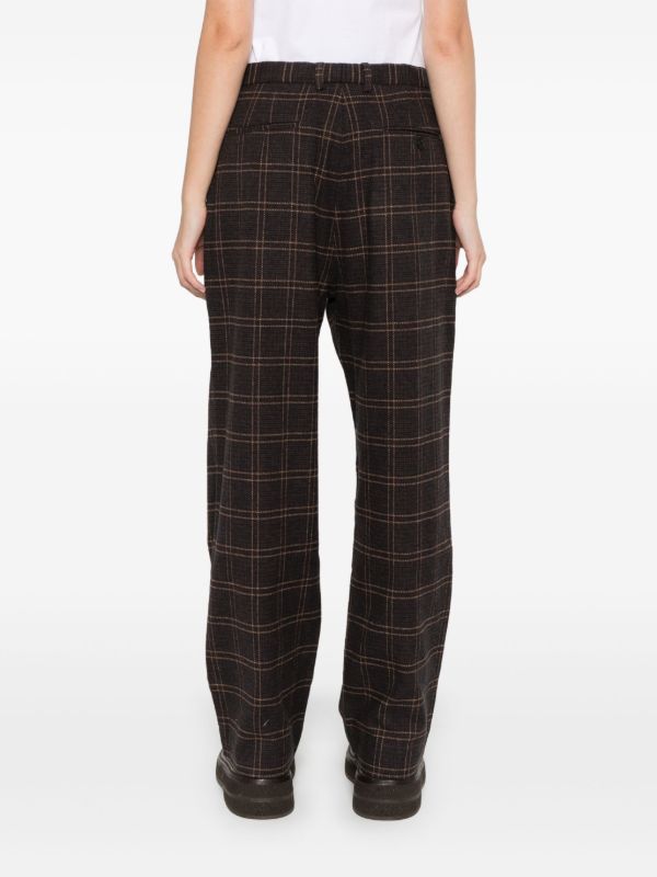R13 Plaid Cotton Trousers | Browns Straight-Leg Pants