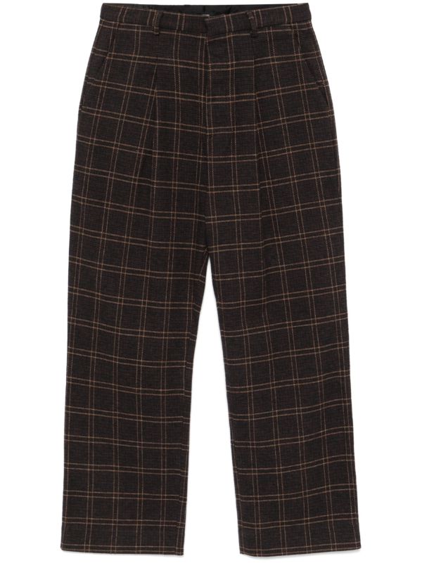 R13 Plaid Cotton Trousers | Browns Straight-Leg Pants