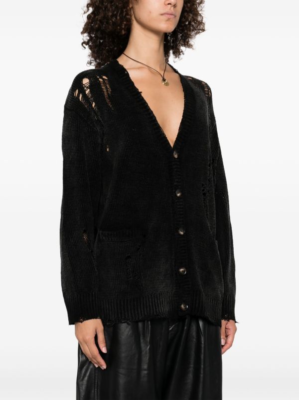 R13 Raw-cut Fine-knit Cardigan | Browns Cardigans