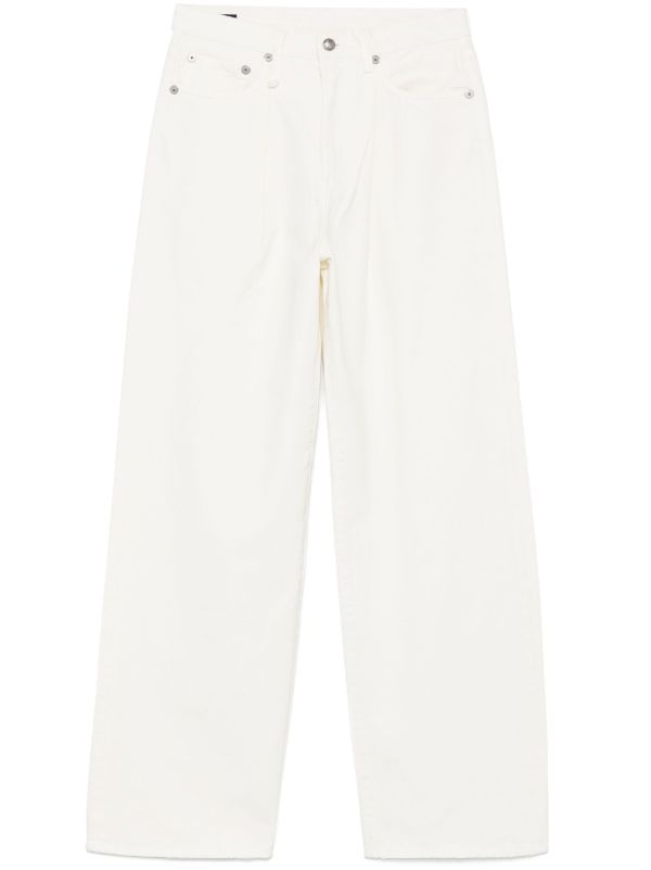R13 White Cotton Wide-Leg Jeans | Browns Wide-Leg Jeans