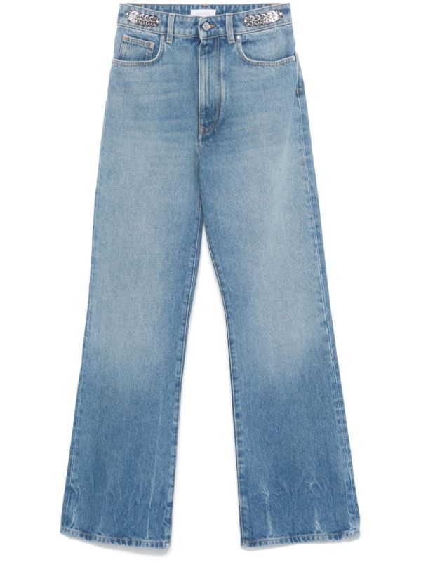 Rabanne Blue Straight-Leg Jeans | Browns Straight-Leg Jeans