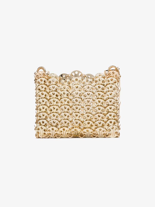 Rabanne Gold Nano 1969 Mini Chain Bag | Browns Shoulder Bags