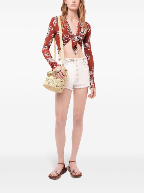 Rabanne Neutral Paco Bucket Bag | Browns Bucket Bags