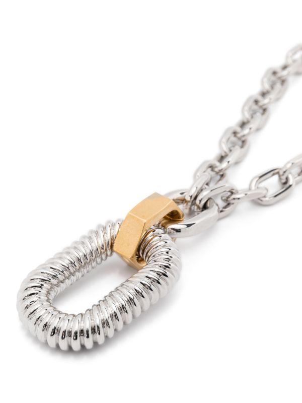 Rabanne Silver Cable-Chain Necklace | Browns Necklaces