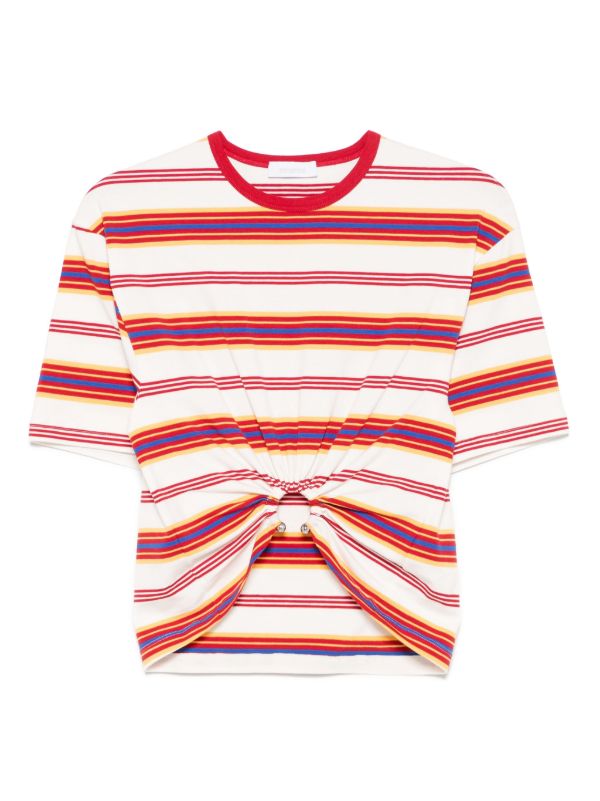 Rabanne striped T-shirt | Browns T-Shirts & Jersey Shirts