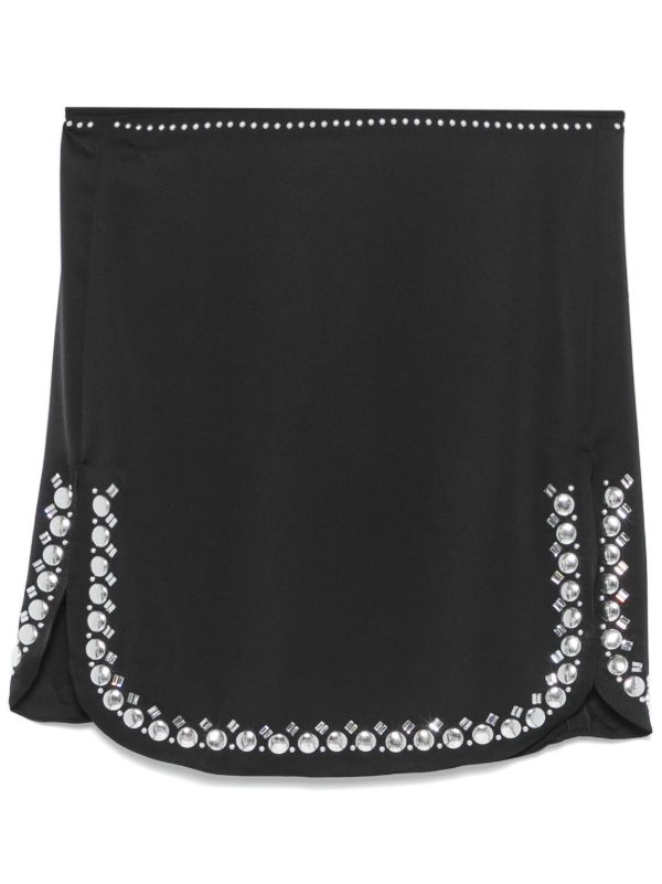 Rabanne studded mini skirt | Browns Fitted Skirts
