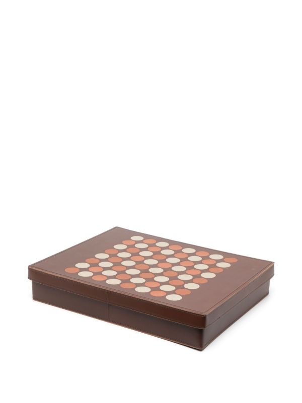 Rabitti 1969 Brown Saddle-leather Sanremo Game Compendium | Browns Collectibles