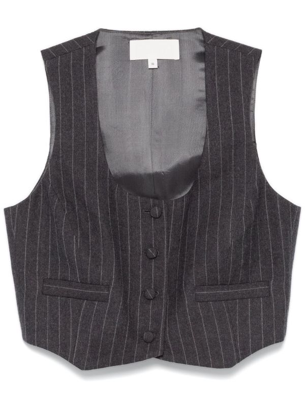 RACIL Grey Tony Waistcoat | Browns Waistcoats & Gilets