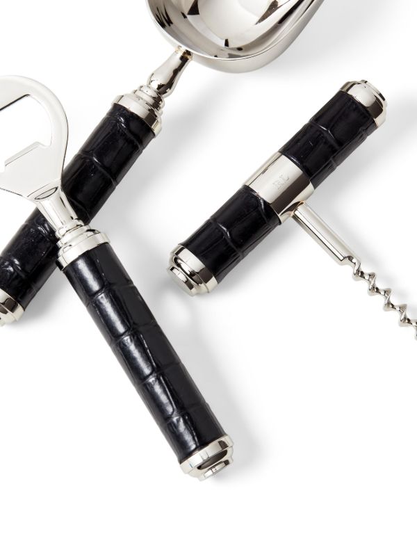 Ralph Lauren Home Black Wells Bar Gift Set | Browns Barware