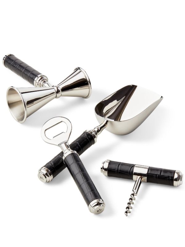 Ralph Lauren Home Black Wells Bar Gift Set | Browns Barware