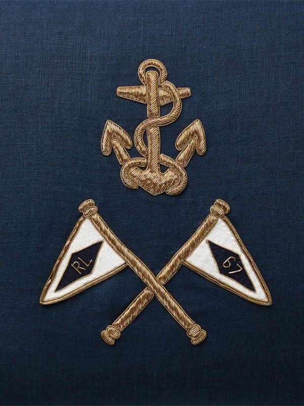 Ralph Lauren Home Blue Bayview Throw Cushion | Browns Cushions