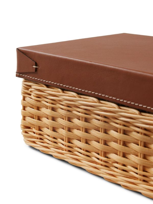 Ralph Lauren Home Brown Bailey Small Woven Box | Browns Trinket Boxes
