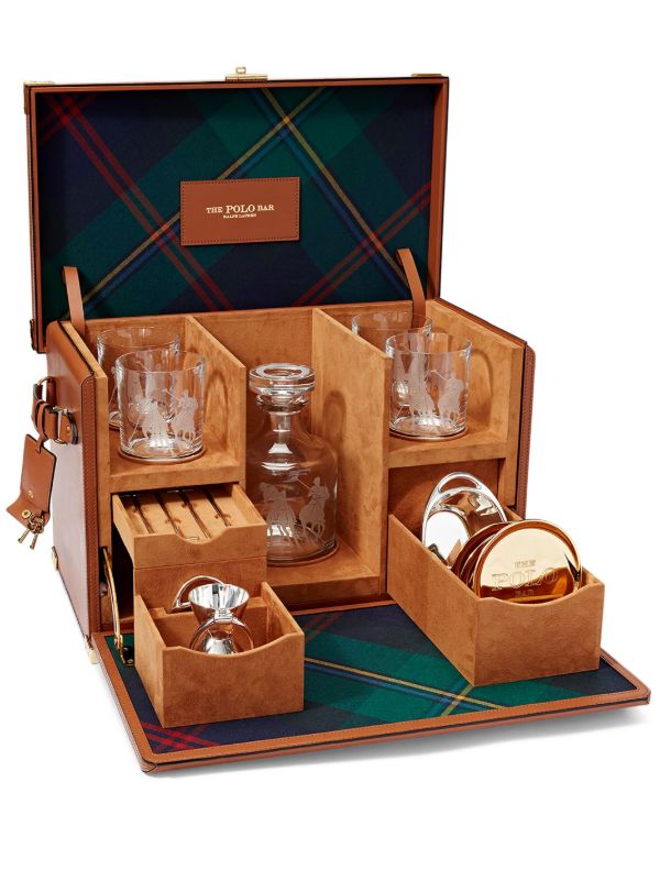 Ralph Lauren Home Brown Kipton Mixologist Box | Browns Barware