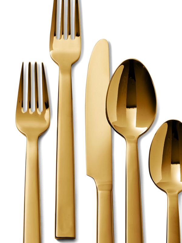 Ralph Lauren Home Gold-Tone Academy 5-Piece Cutlery Set | Browns Cutlery