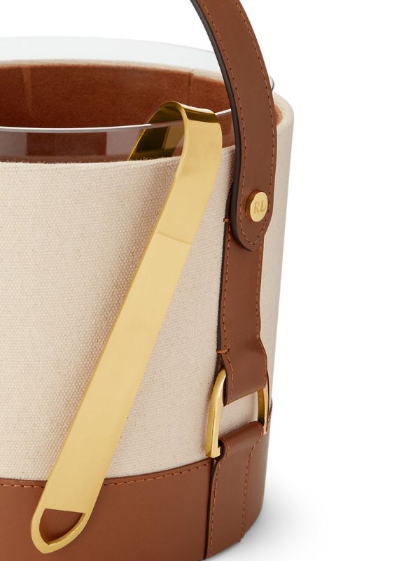 Ralph Lauren Home Gold-Tone Garrett Ice Bucket | Browns Barware