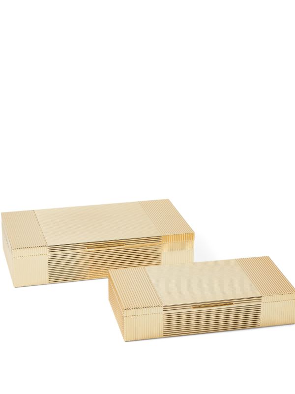 Ralph Lauren Home Gold-Tone Luke Brass-Plated Box | Browns Trinket Boxes