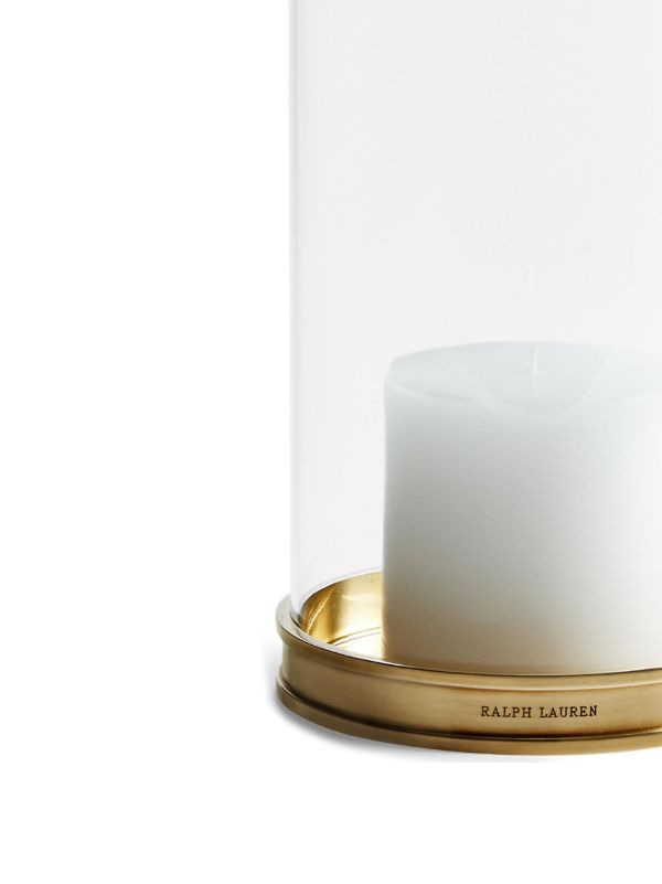 Ralph Lauren Home Gold-Tone Modern Brass Large Hurricane | Browns Candles