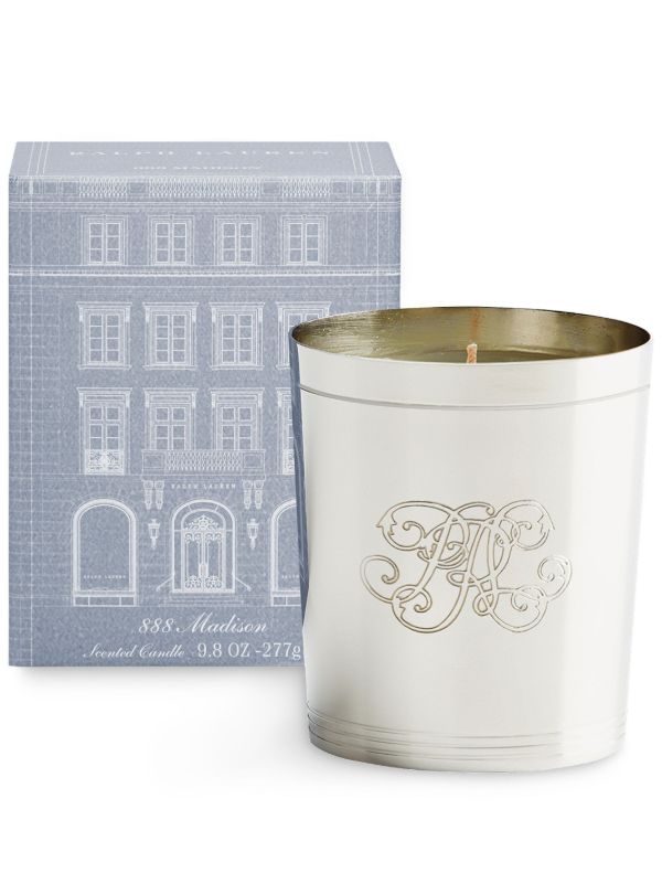 Ralph Lauren Home Silver-Tone 888 Madison Flagship Scented Candle | Browns Candles