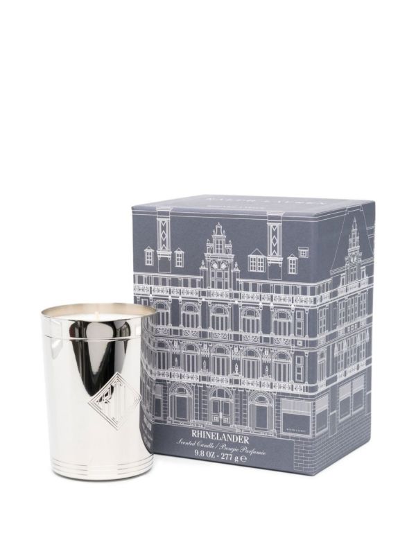 Ralph Lauren Home Silver-Tone Rhinelander Logo-Debossed Candle | Browns Candles
