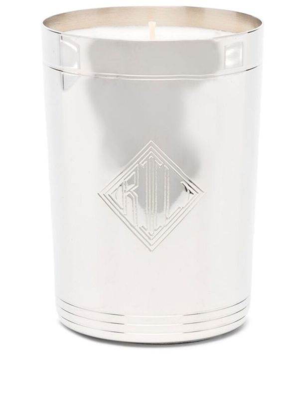 Ralph Lauren Home Silver-Tone Rhinelander Logo-Debossed Candle | Browns Candles