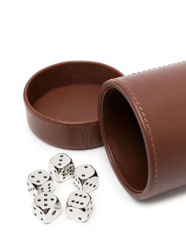 Ralph Lauren Home Warren Leather Dice-cup Set | Browns Collectibles