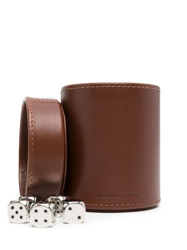 Ralph Lauren Home Warren Leather Dice-cup Set | Browns Collectibles