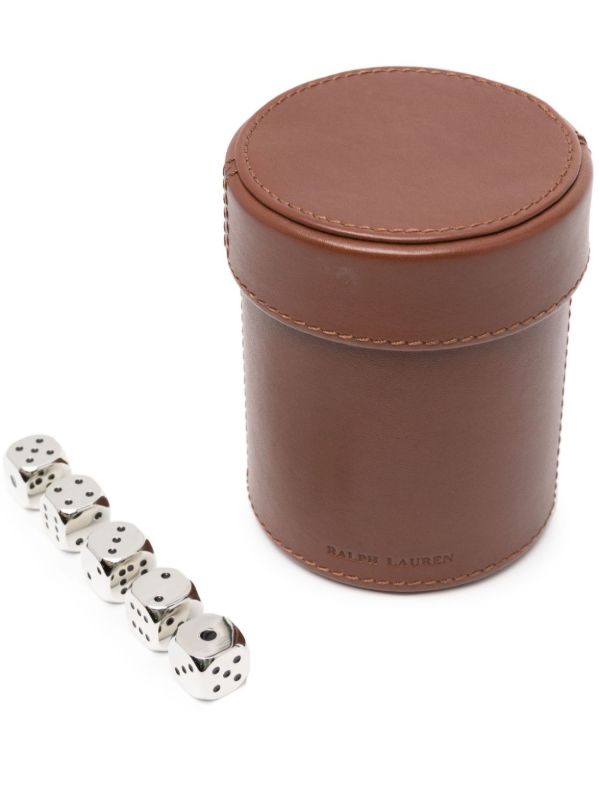 Ralph Lauren Home Warren leather dice-cup set | Browns Collectibles
