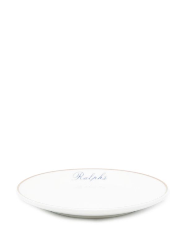 Ralph Lauren Home White Ralph's Canapé Plate Set | Browns Plates & Bowls